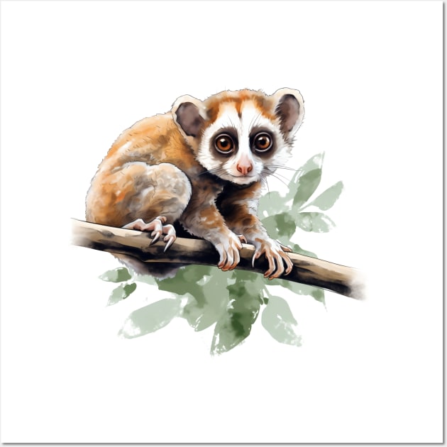 Slow Loris Wall Art by zooleisurelife